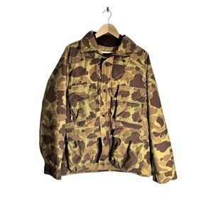 Browning Hunting Jacket Camo Gore-Tex Insulated Hooded Coat Outdoor VTG Large